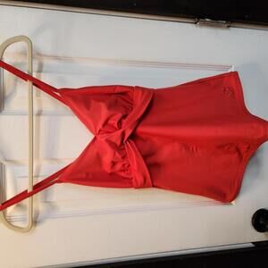 Hapari Red Twisted Front Swimsuit- Size Large (12-14)